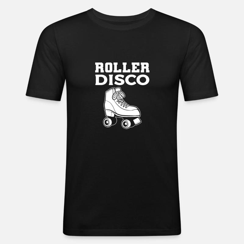 Rollendisco Hobbyist Gift - Männer Slim Fit T-Shirt - Schwarz