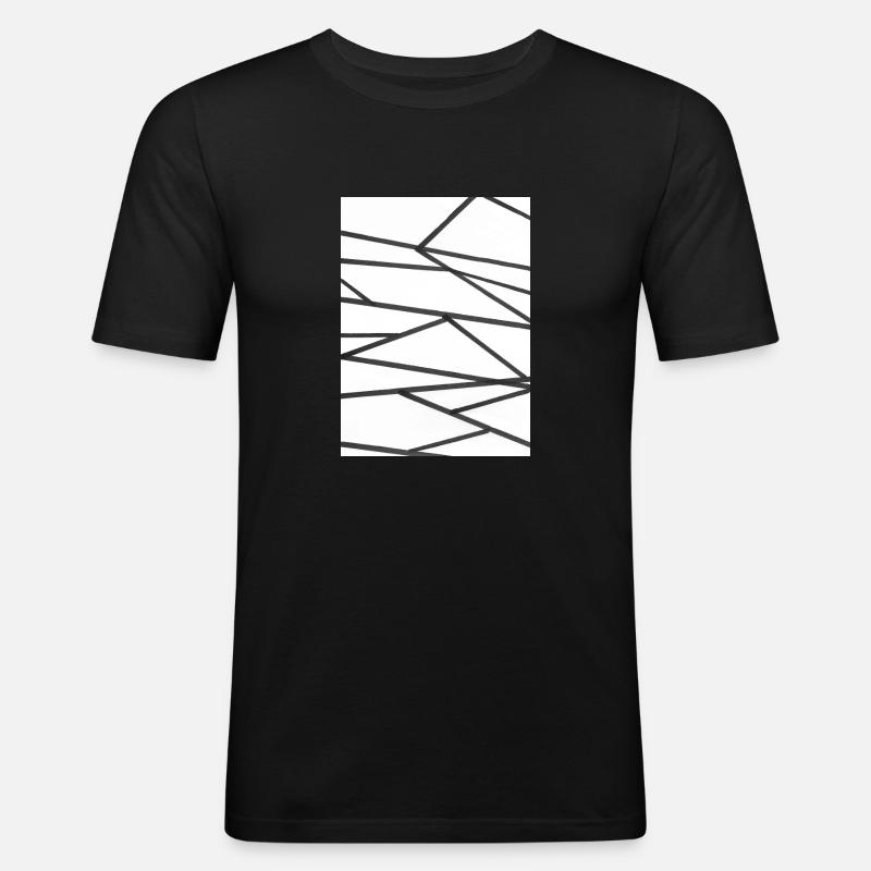 Humming - Männer Slim Fit T-Shirt - Schwarz