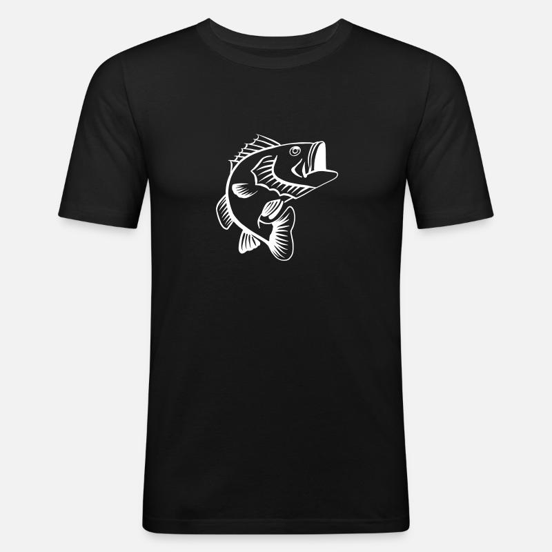 Barsch - Männer Slim Fit T-Shirt - Schwarz