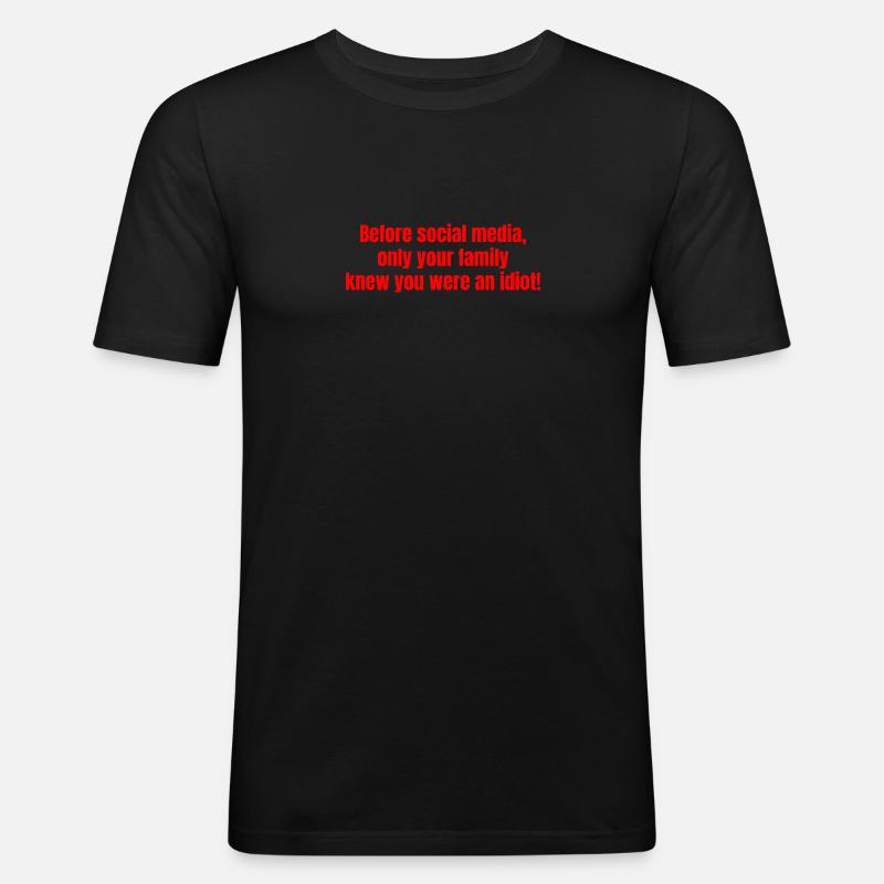 Bevor die Netze - Männer Slim Fit T-Shirt - Schwarz