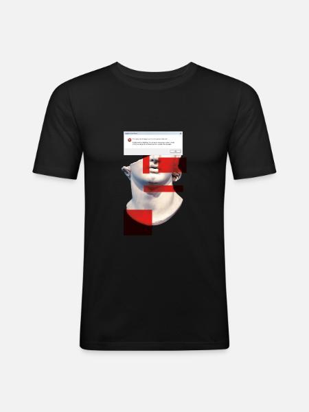 Error 2 - Men's Slim Fit T-Shirt - black
