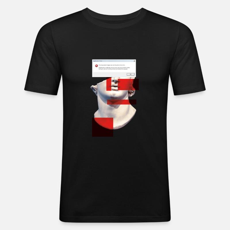 Error 2 - Men's Slim Fit T-Shirt - black
