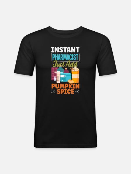 Apotheker Pharmazeutisch-technischer - Männer Slim Fit T-Shirt - Schwarz