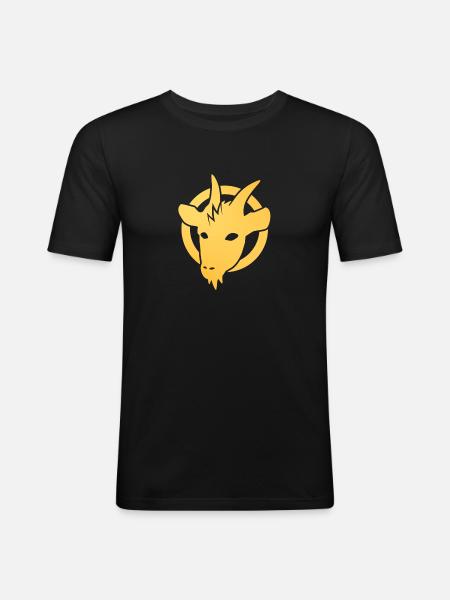 Logo Magic Biquette - T-shirt près du corps Homme - noir