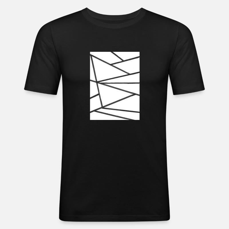 " Tears " - Men's Slim Fit T-Shirt - black