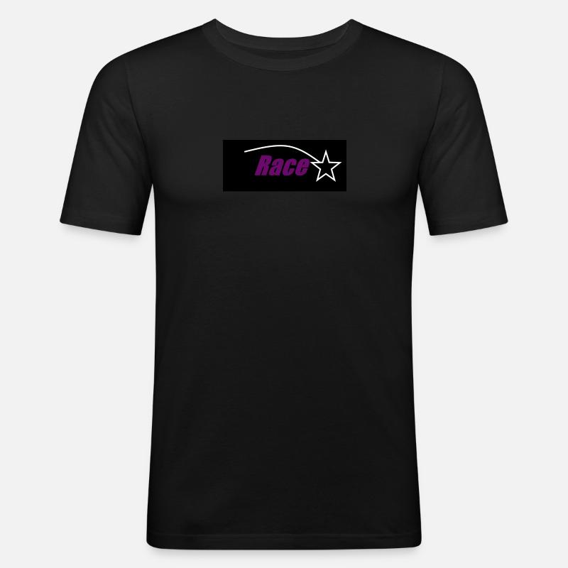 Race Design - Männer Slim Fit T-Shirt - Schwarz