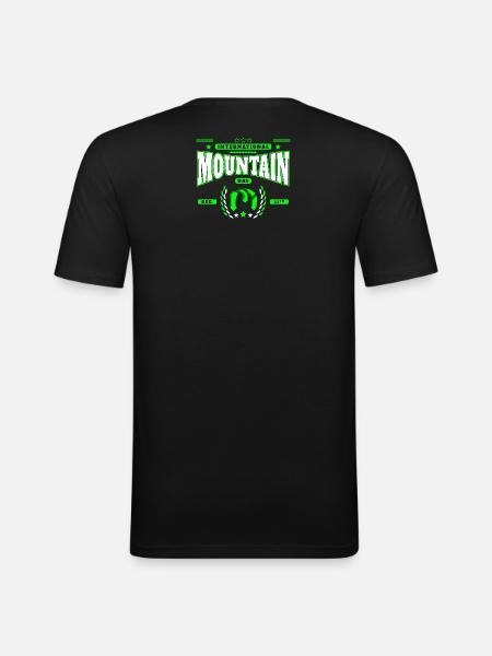 International Mountain Day - Men's Slim Fit T-Shirt - black