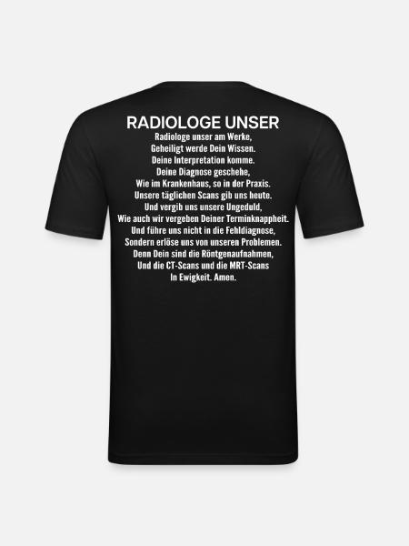 Radiologist Radiologist Radiology Radiologist - Men's Slim Fit T-Shirt - black
