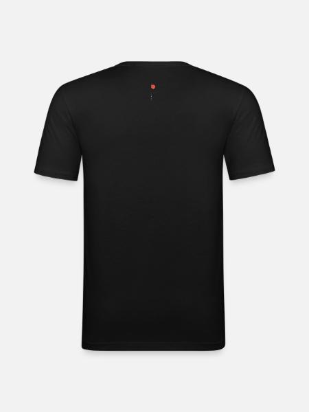 Happy Balloon Smile - Men's Slim Fit T-Shirt - black
