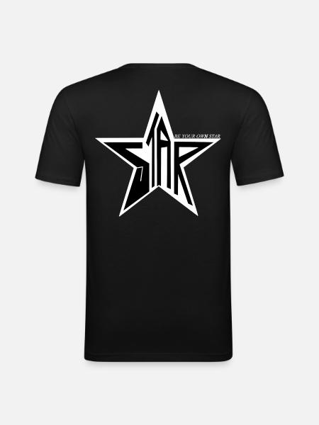 STAR - BE YOUR OWN STAR ⭐️💫✨ - Men's Slim Fit T-Shirt - black