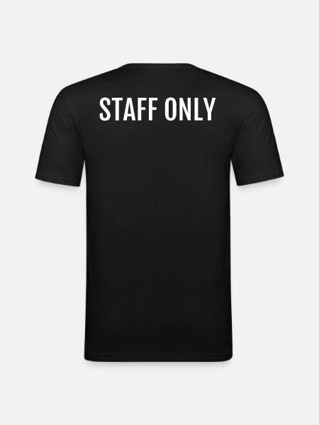 T Shirt Design 6 - Männer Slim Fit T-Shirt - Schwarz