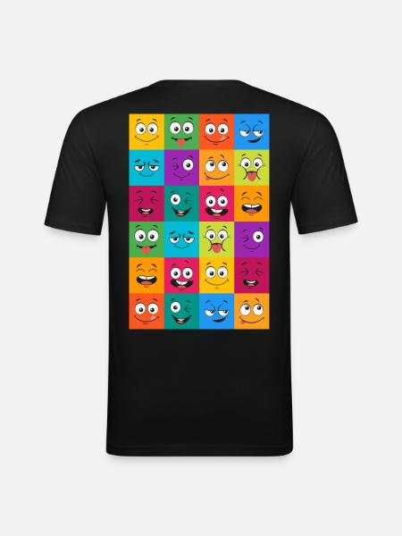 Motivation - T-shirt près du corps Homme - noir
