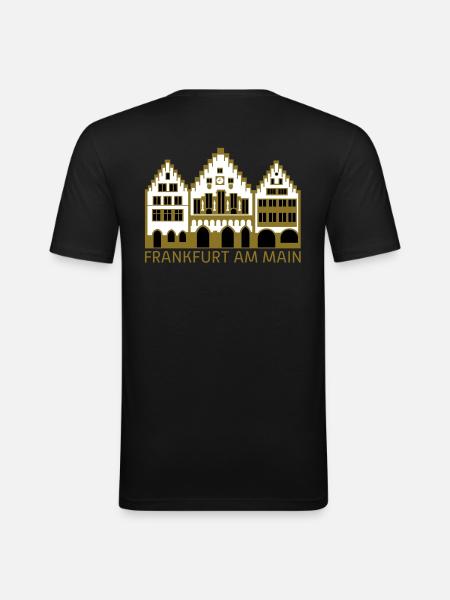 Frankfurt am Main - Romans - Men's Slim Fit T-Shirt - black
