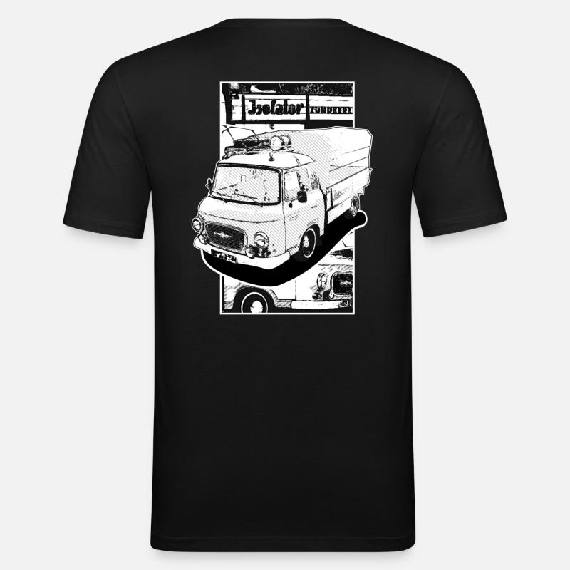 Barkas B1000 - Männer Slim Fit T-Shirt - Schwarz