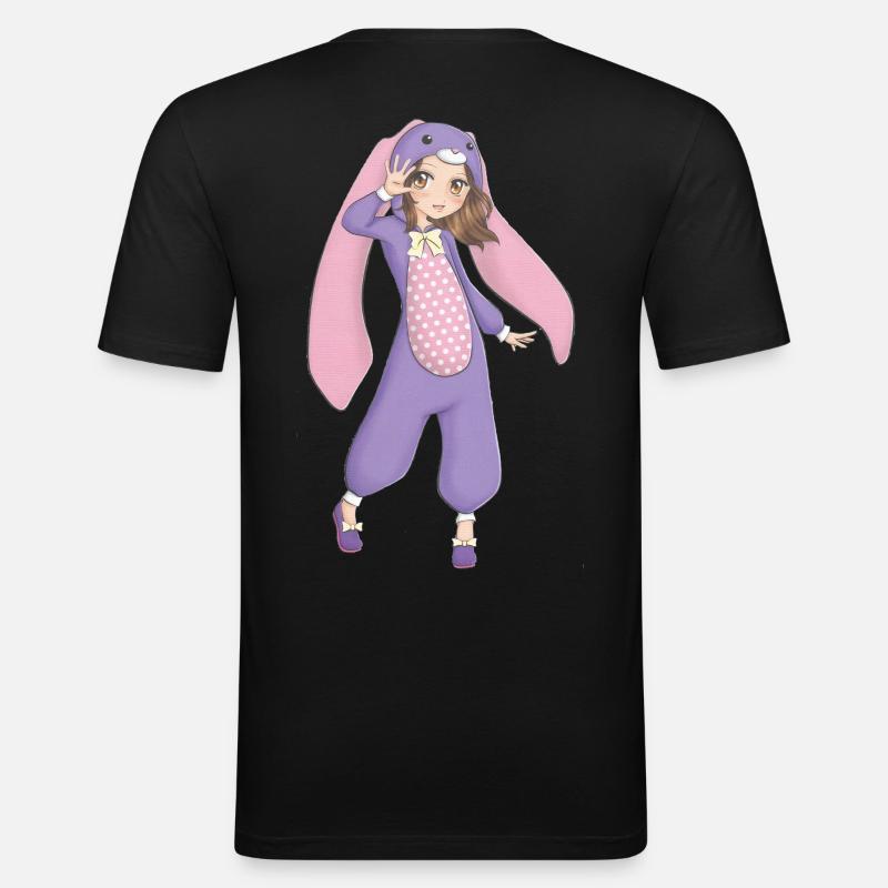 Manga - Men's Slim Fit T-Shirt - black