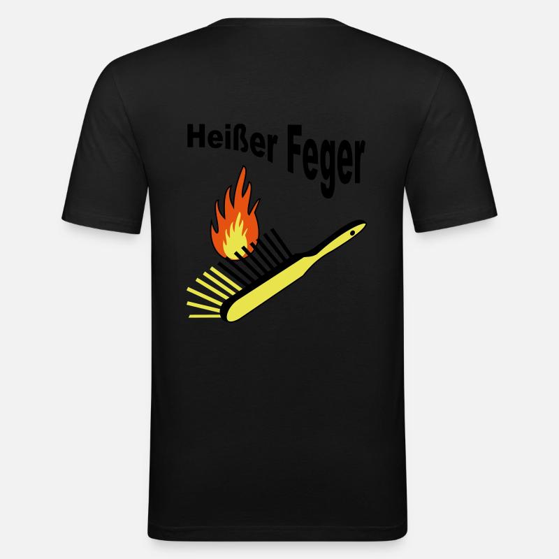Heißer Feger - Männer Slim Fit T-Shirt - undefined