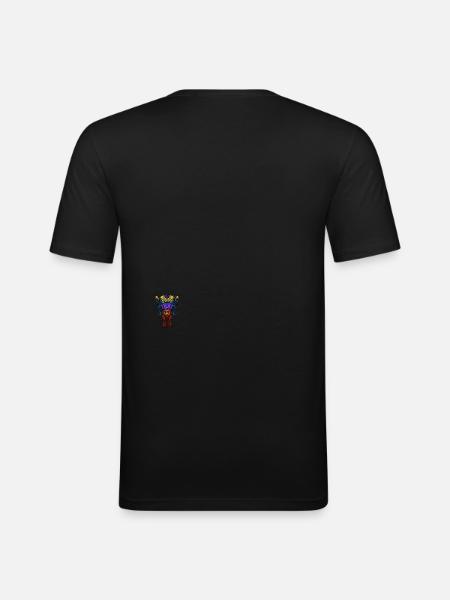 Kachina-Robot - Men's Slim Fit T-Shirt - black