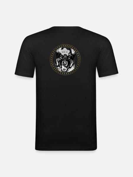 Siegertyp - Männer Slim Fit T-Shirt - Schwarz
