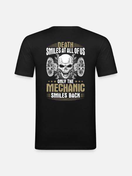 Mechanic Mechanic Mechanic Screwdriver - Men's Slim Fit T-Shirt - black