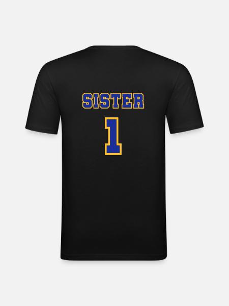 Sister 1 - T-shirt près du corps Homme - noir
