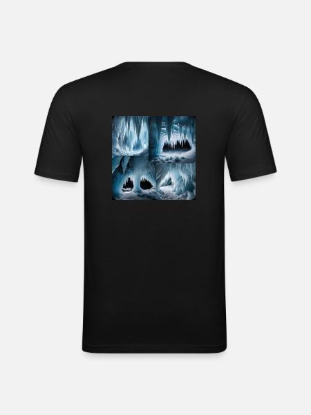 cave - Men's Slim Fit T-Shirt - black