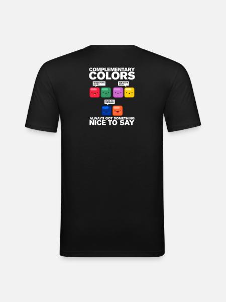 Kunstner kunstner kunstner gave - Herre Slim Fit T-Shirt - sort