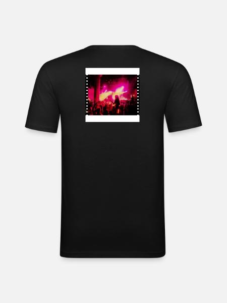 Partys  - Männer Slim Fit T-Shirt - Schwarz