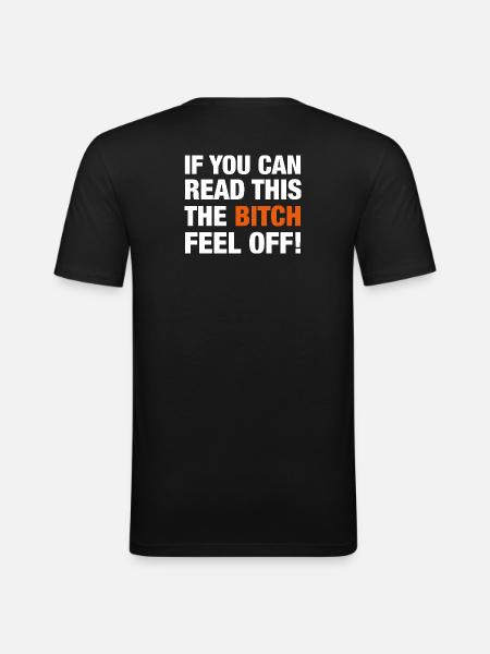 Motorcyclist Passenger - Men's Slim Fit T-Shirt - black