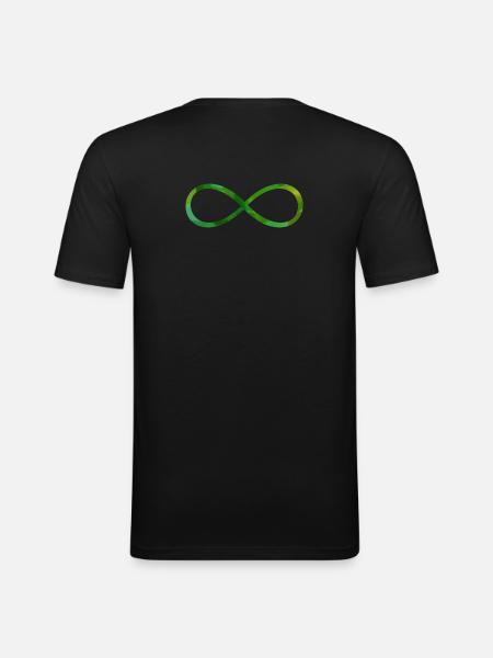 Infinity Symbol Symbol Character Infinite - Men's Slim Fit T-Shirt - black