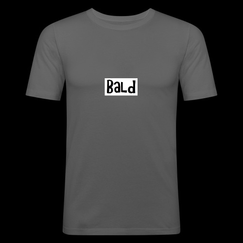 Bald clothing childish logo - Mannen slim fit T-shirt