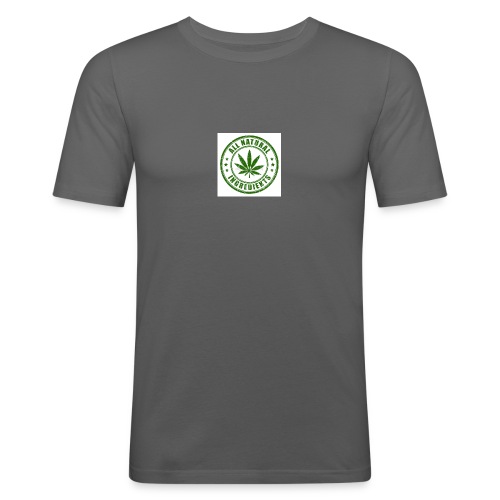 Weed - Mannen slim fit T-shirt