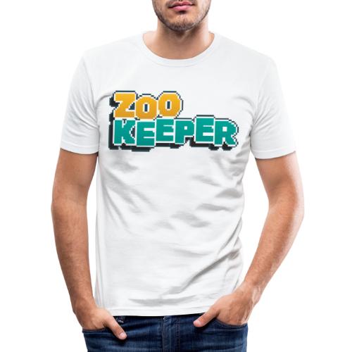 Classic ZooKeeper Official Logo - Men's Slim Fit T-Shirt