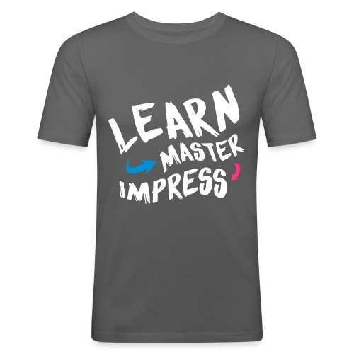 Learn Master Impress 2017 - Miesten tyköistuva t-paita