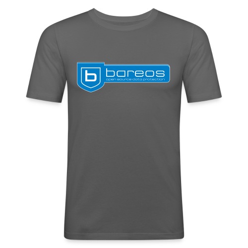 bareos logo full png - Männer Slim Fit T-Shirt