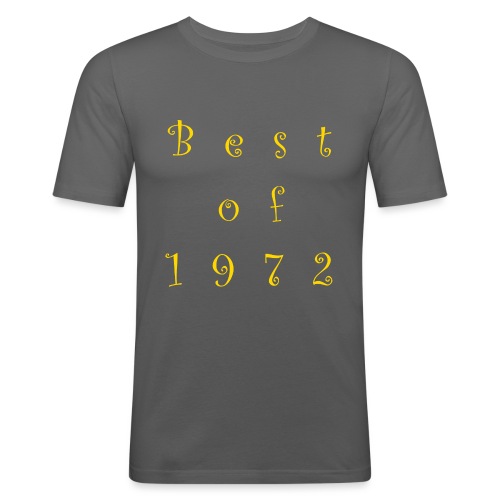 Best of 1972 - Männer Slim Fit T-Shirt
