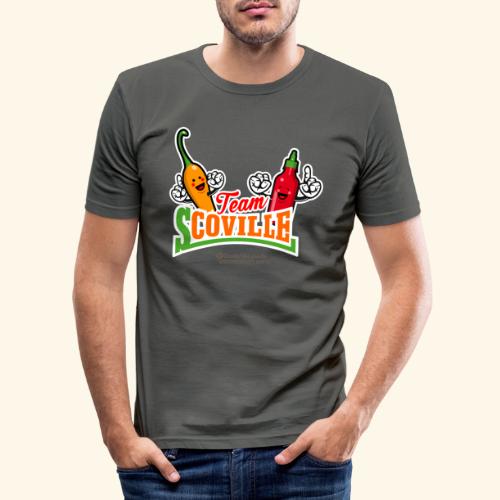 Chili Pepper Fan Merch Design Team Scoville - Männer Slim Fit T-Shirt