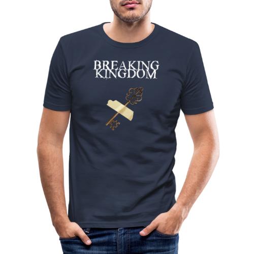 Breaking Kingdom schwarzes Design - Männer Slim Fit T-Shirt