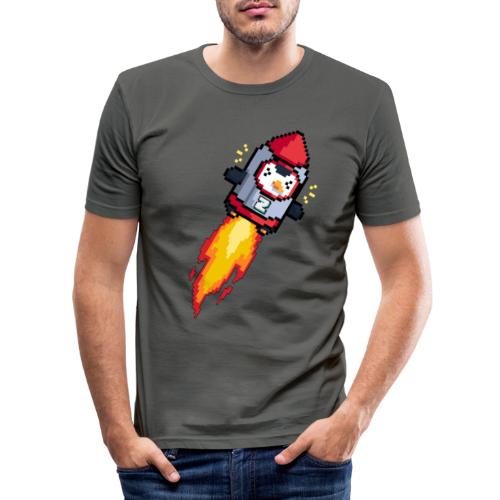ZooKeeper Moon Blastoff - Men's Slim Fit T-Shirt