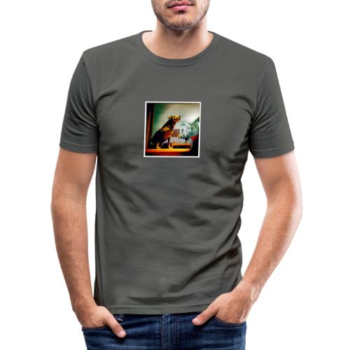 Baby Langarm - Männer Slim Fit T-Shirt