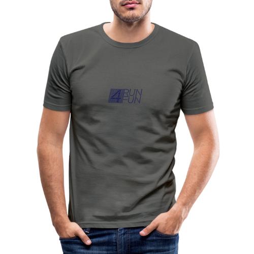 Run 4 Fun points - Men's Slim Fit T-Shirt