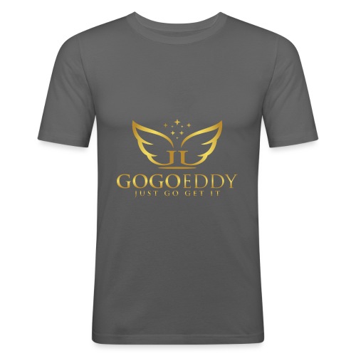 GoGo Eddy Gold Merchandise - Men's Slim Fit T-Shirt