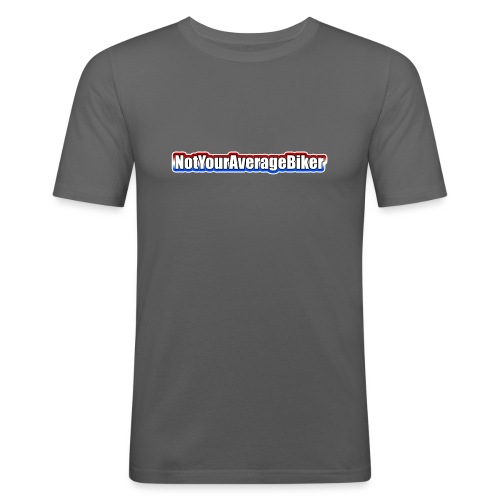 NotYourAverageBiker Hoodie SmallWhite FRONT logo - Mannen slim fit T-shirt