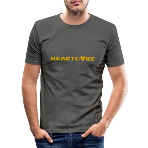 Heartcore - Gold - Männer Slim Fit T-Shirt