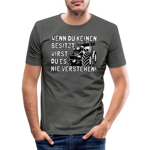 Trecker, Traktor, Landwirtschaft, Agrar, Bauer - Männer Slim Fit T-Shirt