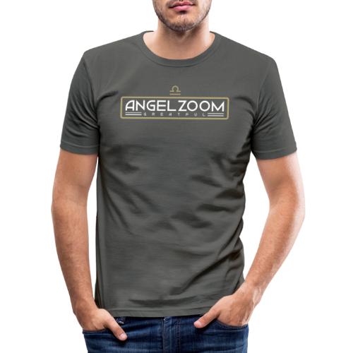 Angelzoom - Grateful - II - Männer Slim Fit T-Shirt