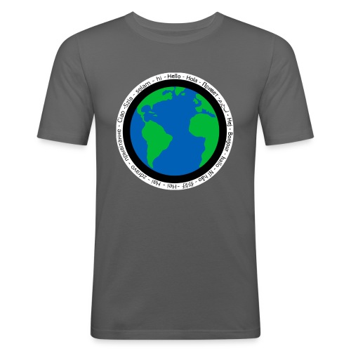 We are the world - Men's Slim Fit T-Shirt