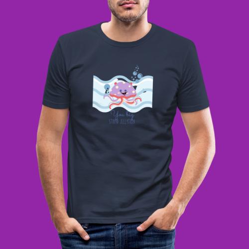 Stupid Jellyfish - Men's Slim Fit T-Shirt