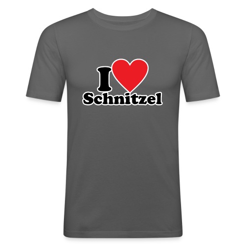 I love Schnitzel - Ich liebe Schnitzel - Männer Slim Fit T-Shirt
