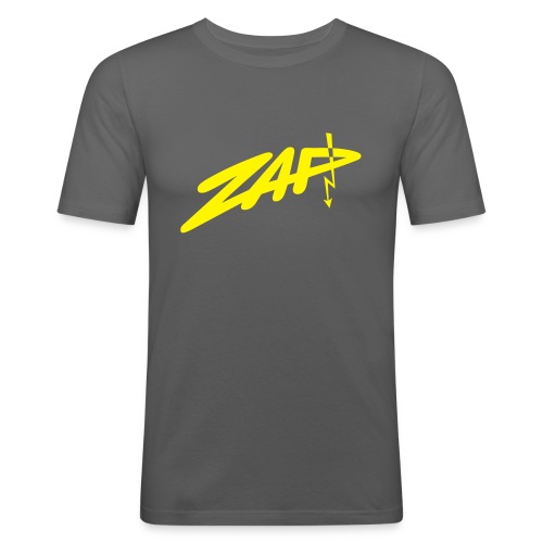 zap_logo_gelb - Männer Slim Fit T-Shirt