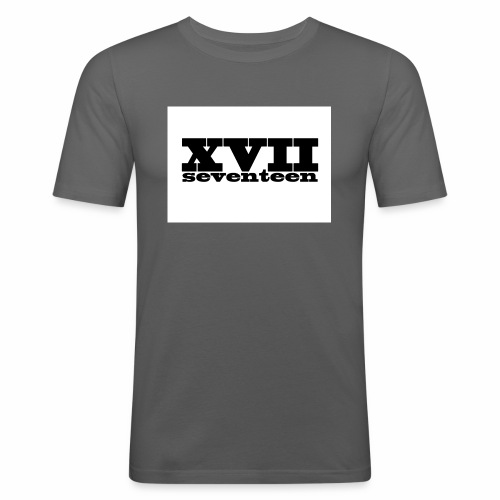 xvii - Mannen slim fit T-shirt